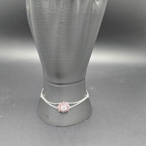 Swarovski Idyllia Pink Crystal Flower Bracelet MSRP=%